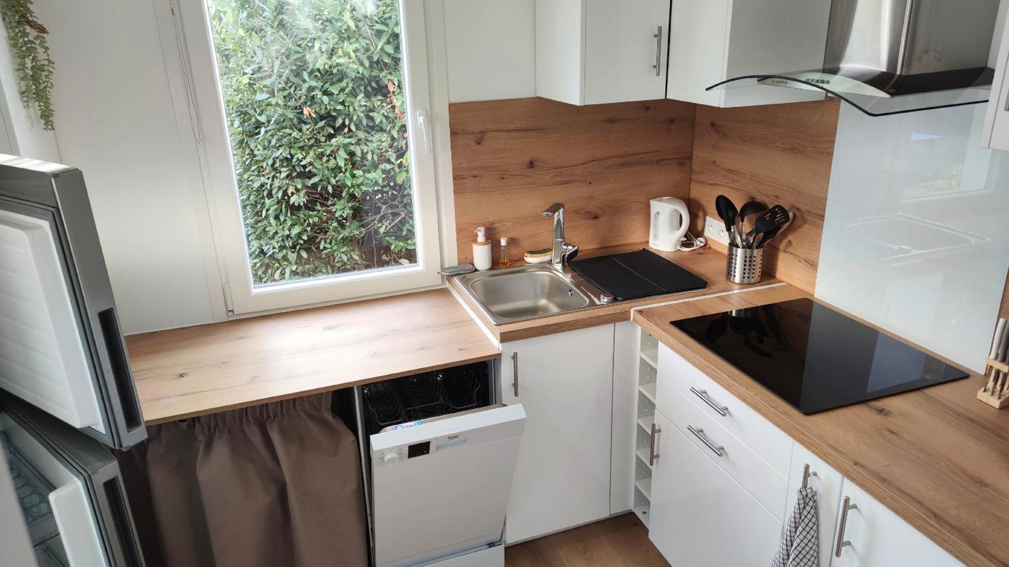 The Little Oak - Tiny House With Bed On Mezzanine & Terrace - From 1 To 4 P Disney, Paris & Cdg Pomponne エクステリア 写真