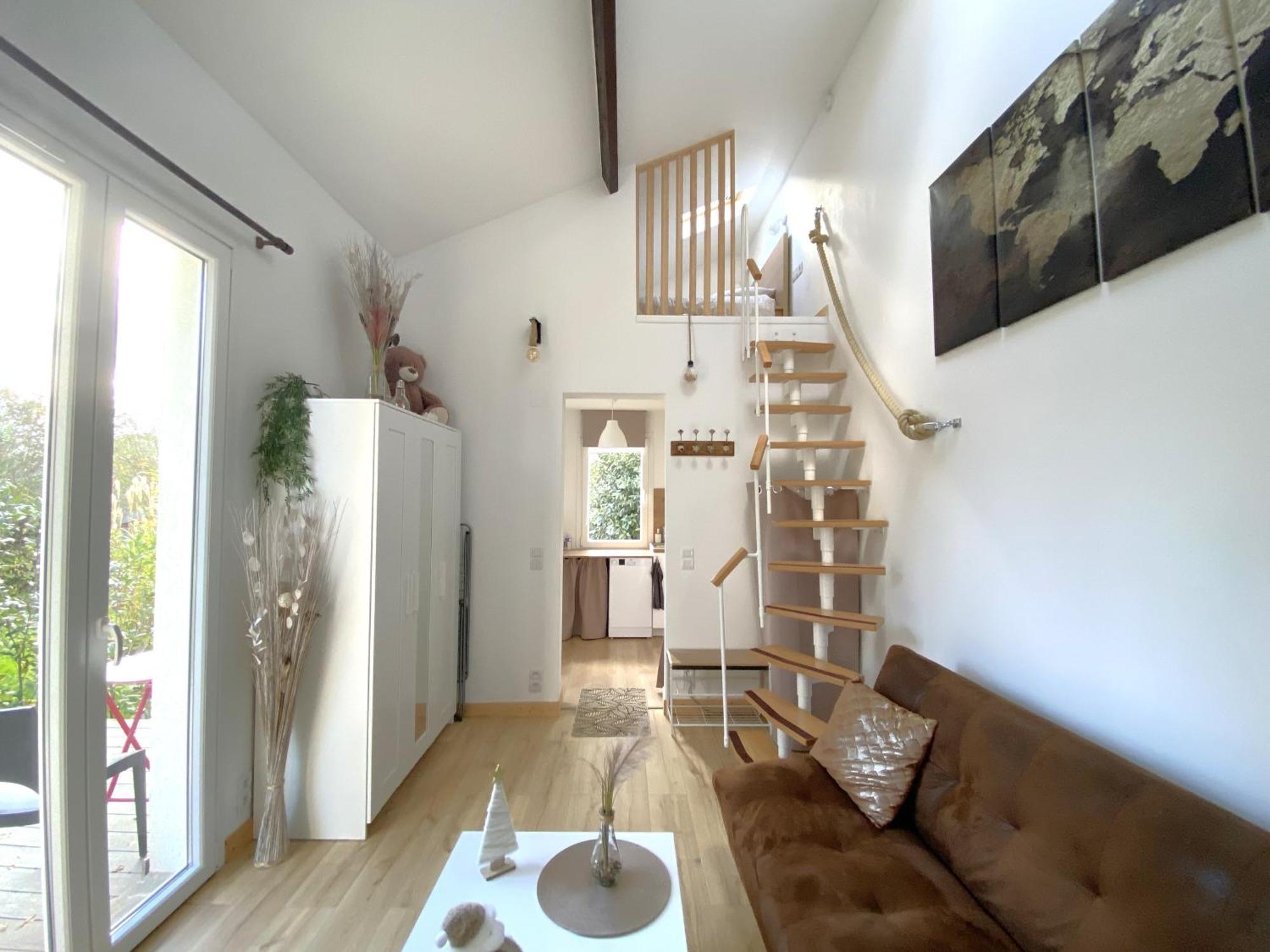 The Little Oak - Tiny House With Bed On Mezzanine & Terrace - From 1 To 4 P Disney, Paris & Cdg Pomponne エクステリア 写真